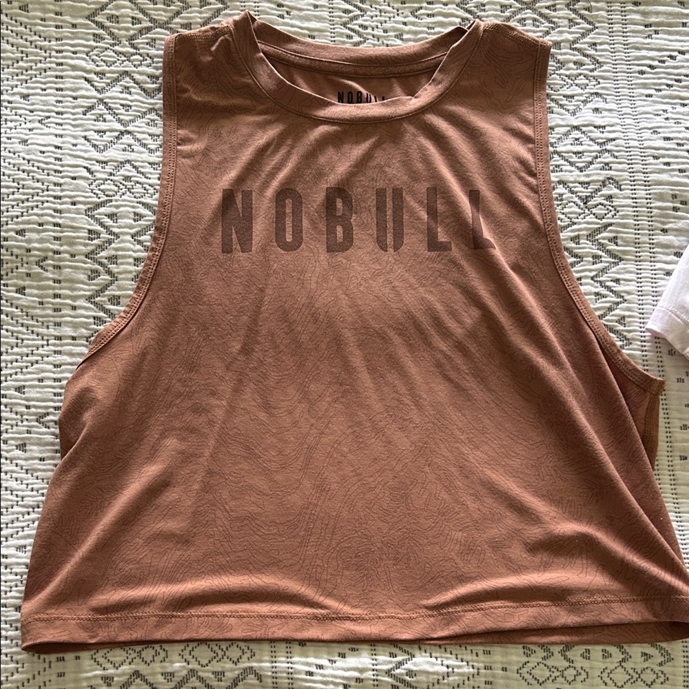 NOBULL Women's Tan Muscle Tee